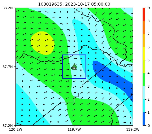 Surface Wind Image