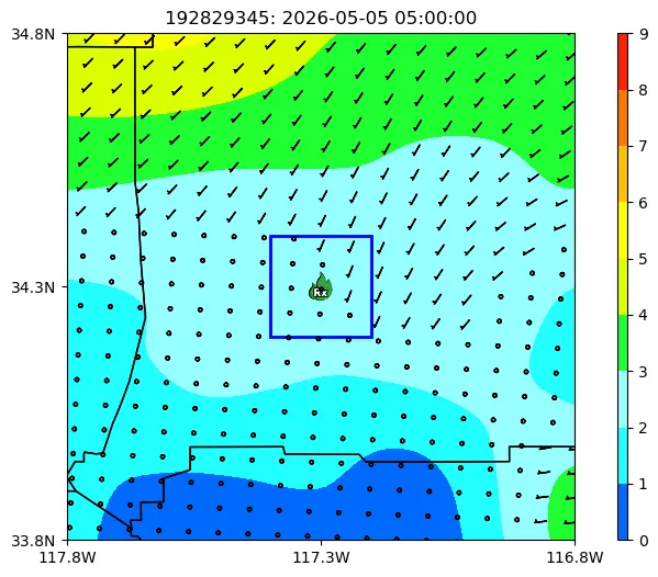 Surface Wind Image
