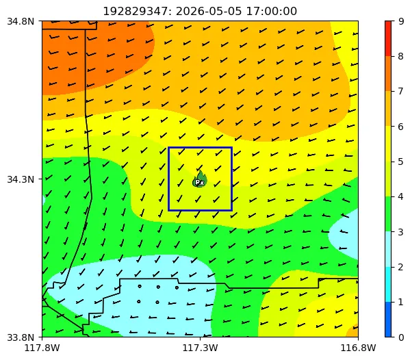 Surface Wind Image