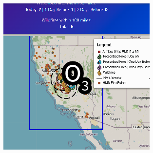 Ozone daily exceedance report