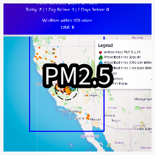 PM2.5 daily exceedance report