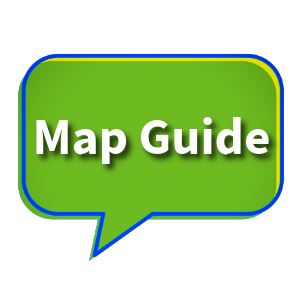 Map Guide thumbnail with a California map grid and colored legend chips showing symbols and thresholds used on the map.