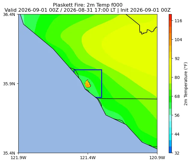 Surface Temperature Image