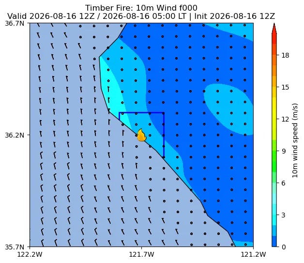 Surface Wind Image