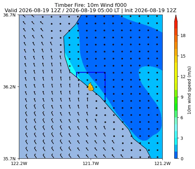 Surface Wind Image