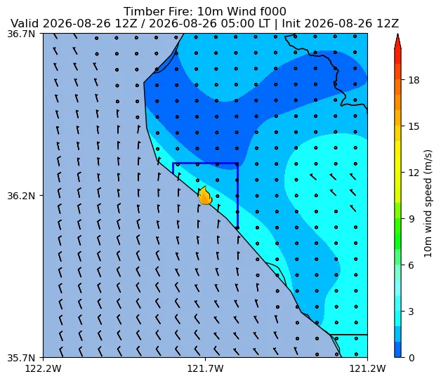 Surface Wind Image
