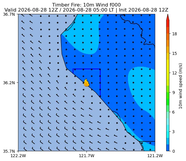 Surface Wind Image