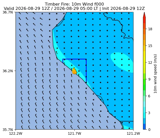 Surface Wind Image