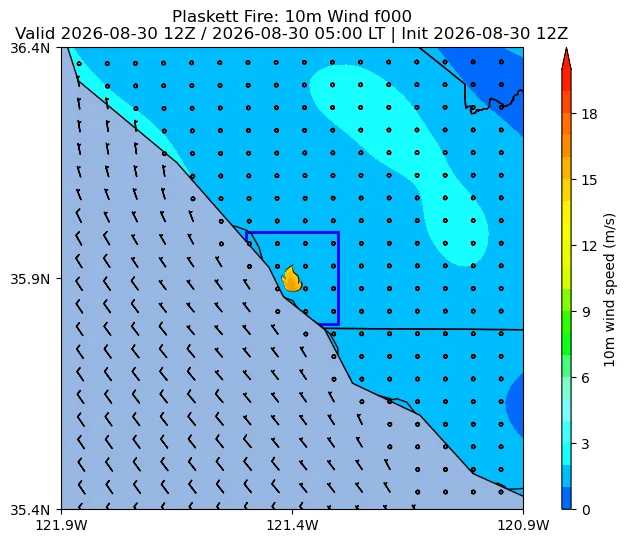 Surface Wind Image
