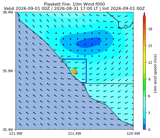 Surface Wind Image