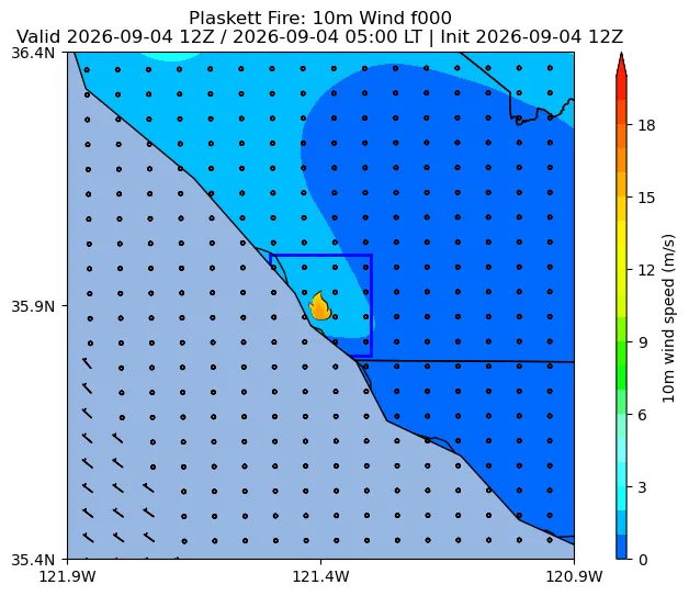 Surface Wind Image