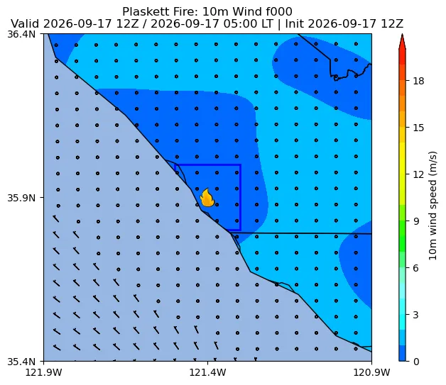 Surface Wind Image