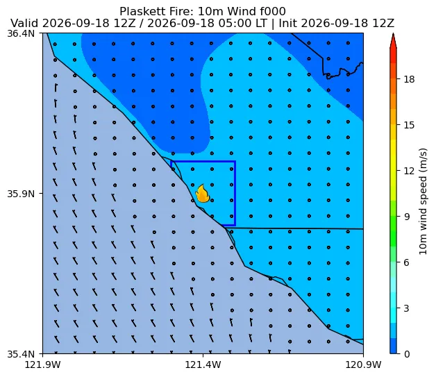 Surface Wind Image