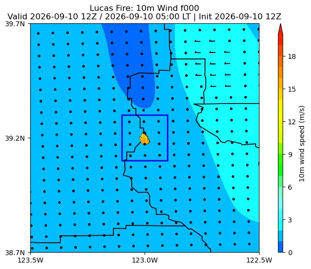 Surface Wind Image