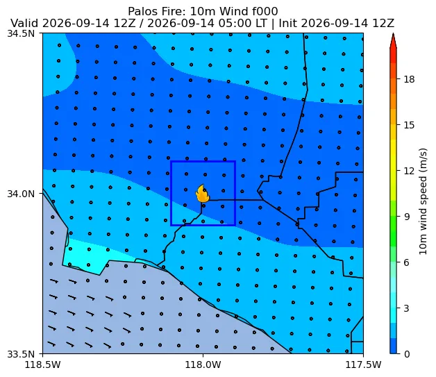 Surface Wind Image