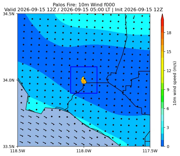 Surface Wind Image