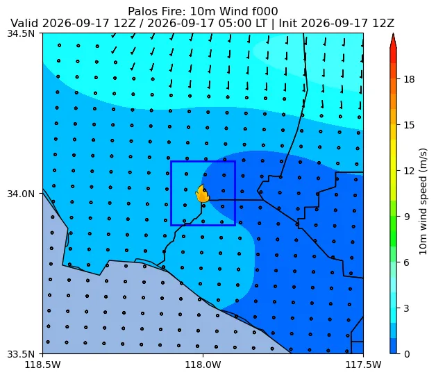 Surface Wind Image