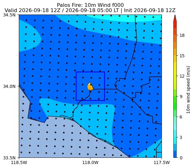 Surface Wind Image