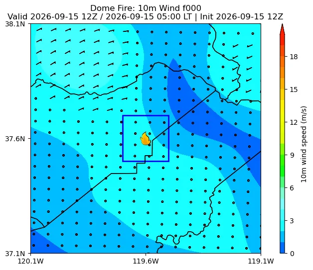 Surface Wind Image